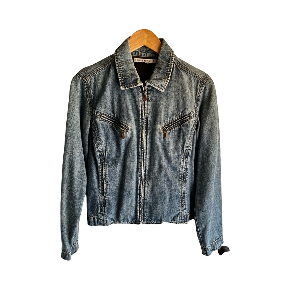 Tommy Hilfiger Zip Up Denim Jacket